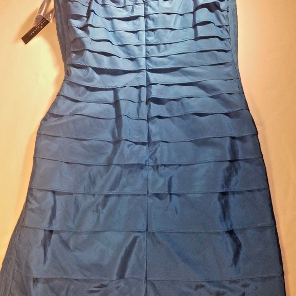 Antonio Melani Blue Strapless Sheath Dress Sz 10 - Picture 4 of 4
